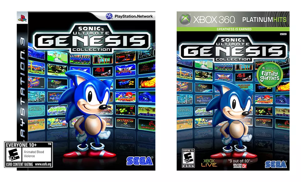 Sonic's Ultimate Genesis Collection for PlayStation 3 or Xbox 360. Free Returns. - Primary Image