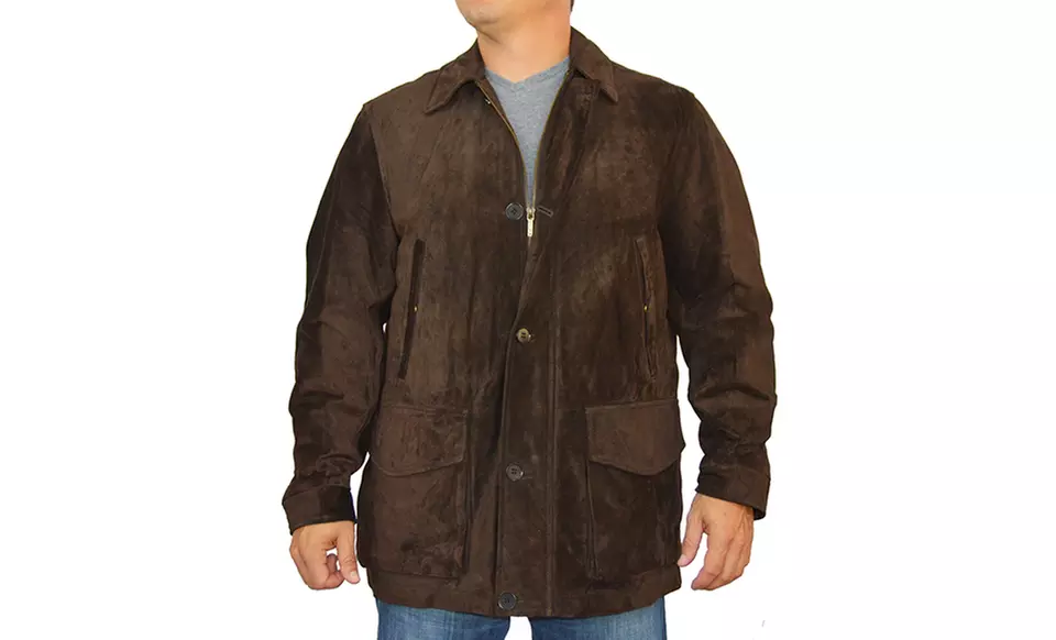Red House Men's Calf-Suede Jacket - Primary Image