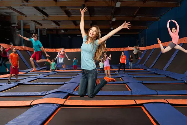 One-Hour Weekday Trampoline Session for 2, 4, or 6 With Sky Socks at Sky Zone - Pine Brook (Up to 43% Off)   - Primary Image