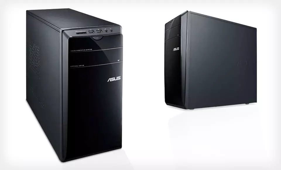 $489 for an Asus Essentio Desktop Computer with Quad-Core Processor ($799.99 List Price). Free Shipping and Returns. - Primary Image