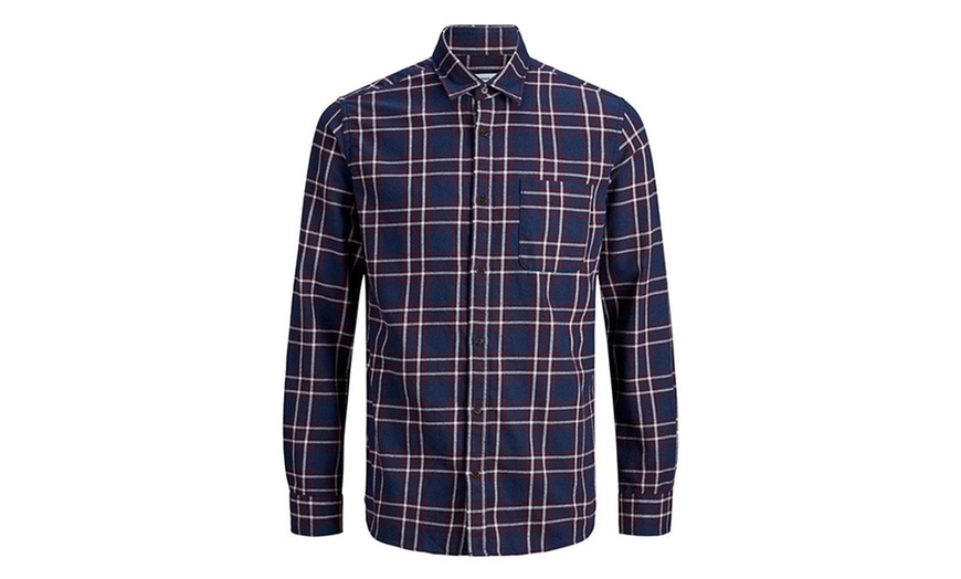 Image 2: Jack & Jones Men's Casual Checked Shirt