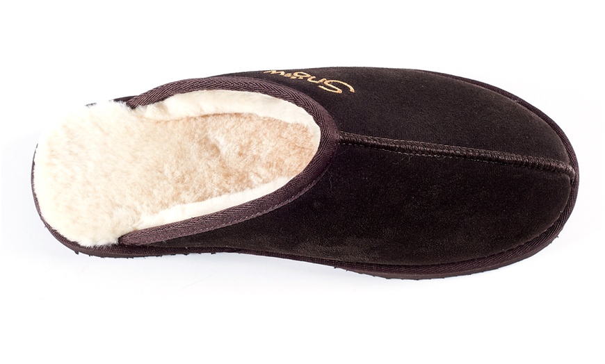 Image 3: Snow Paw Sheepskin Slippers