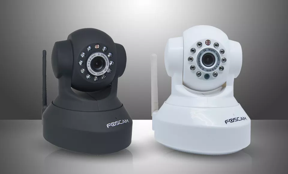 Foscam FI8918W Wireless/Wired Pan-and-Tilt IP/Network Camera (Up to 62% Off). Multiple Options. Free Shipping & Returns. - Primary Image