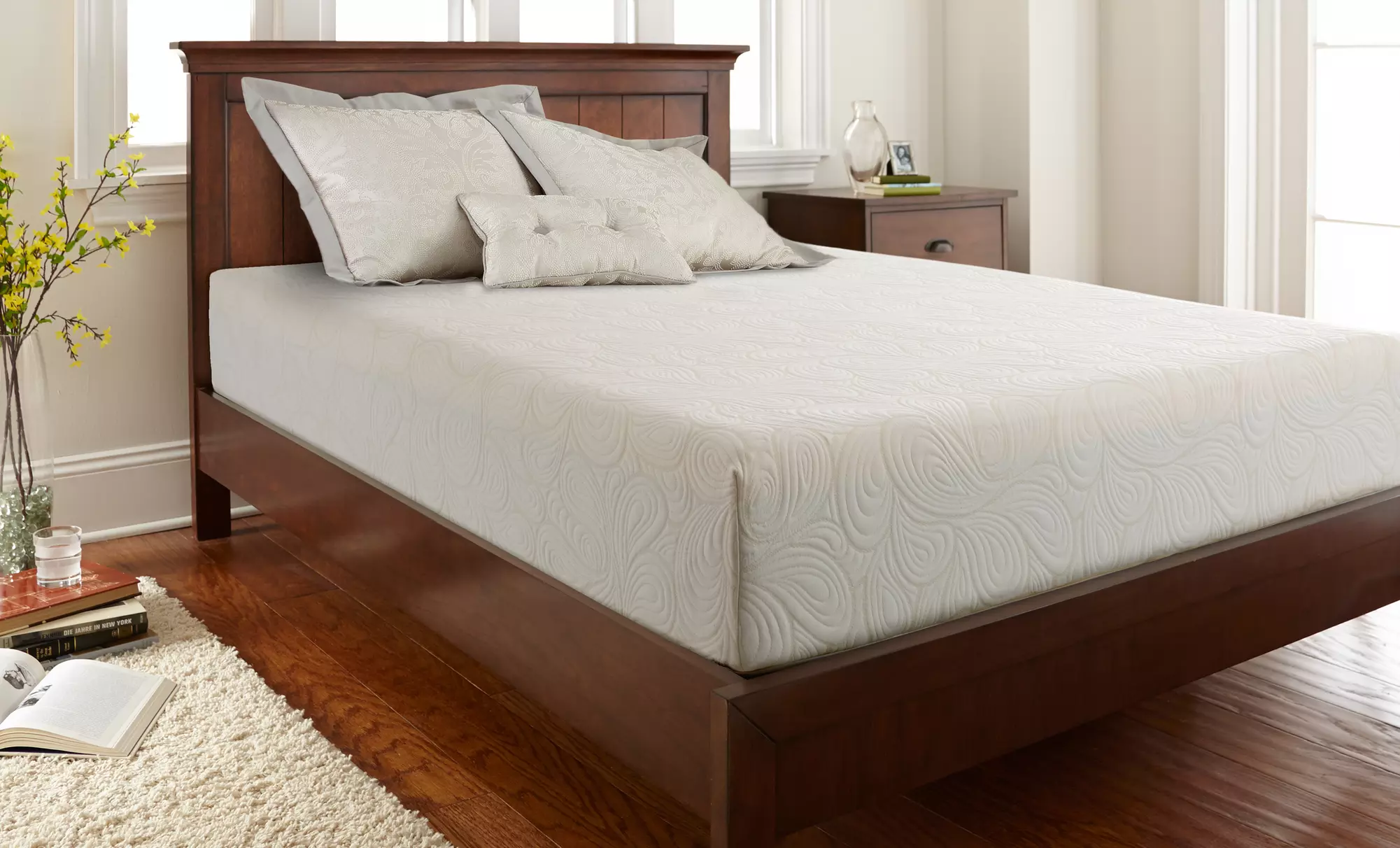 PuraSleep Synergy Premium Memory Foam Mattress. 10-Year Limited Warranty. - Primary Image