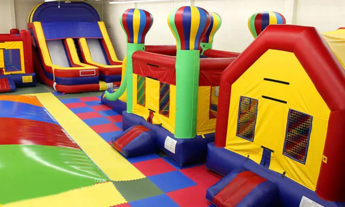 One or Five All-Day Open-Jump Passes or Birthday Party at Jump Around Utah  (Up to 52% Off) - Primary Image