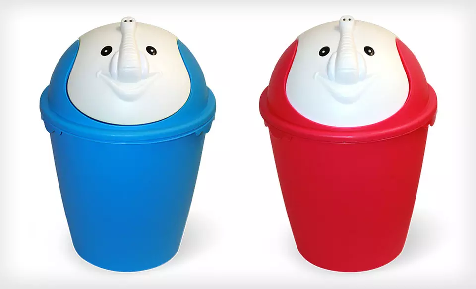$14 for a Home Expressions Animal Wastebasket ($29.99 List Price). Multiple Animals and Colors Available. Free Returns. - Image 3