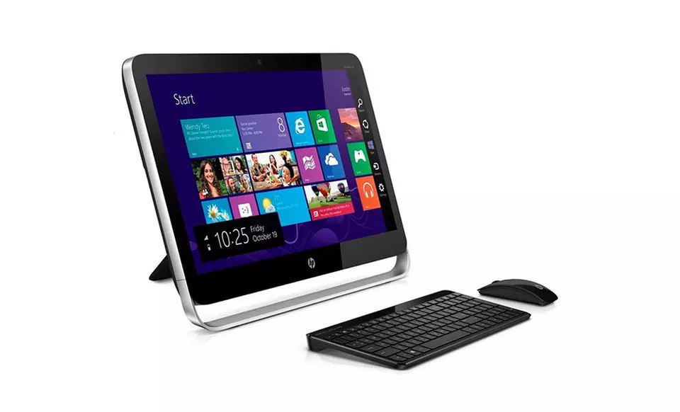 HP Pavilion 23" All-in-One Desktop PC with Intel Core 2.9GHz i3-4130T Processor and 6GB RAM (Manufacturer Refurbished) - Primary Image