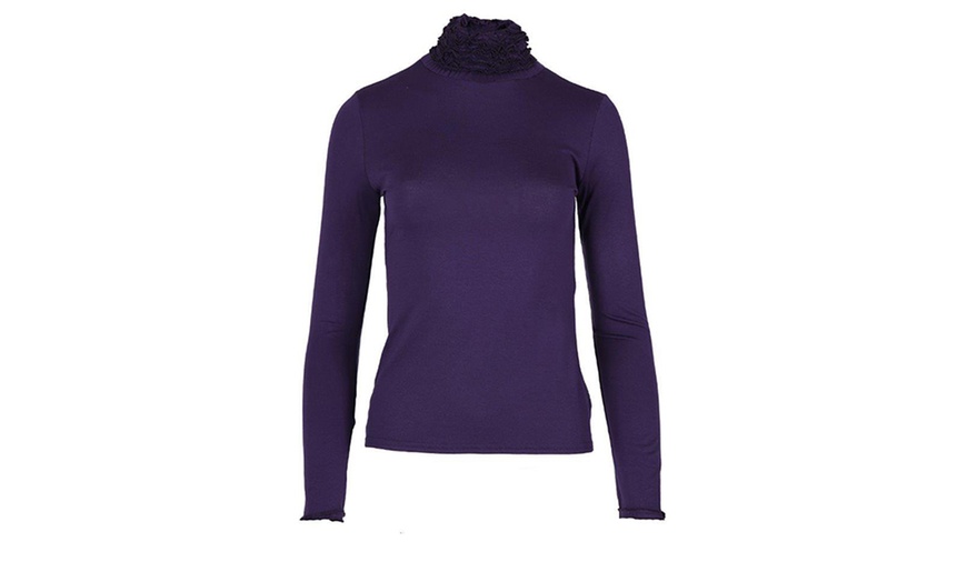 Image 19: 2-Pack of Ladies' Roll Neck Tops