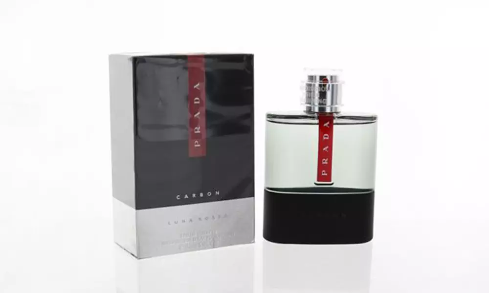 Prada Luna Rossa Carbon By Prada 5.0 Oz Eau De Toilette Spray New In Box For Men - Second Medium