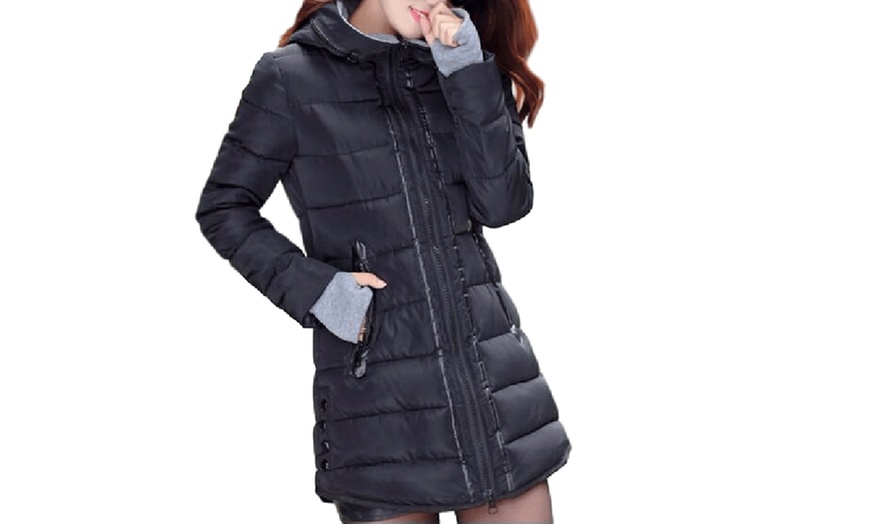 Image 2: Women's Long Padded Coat