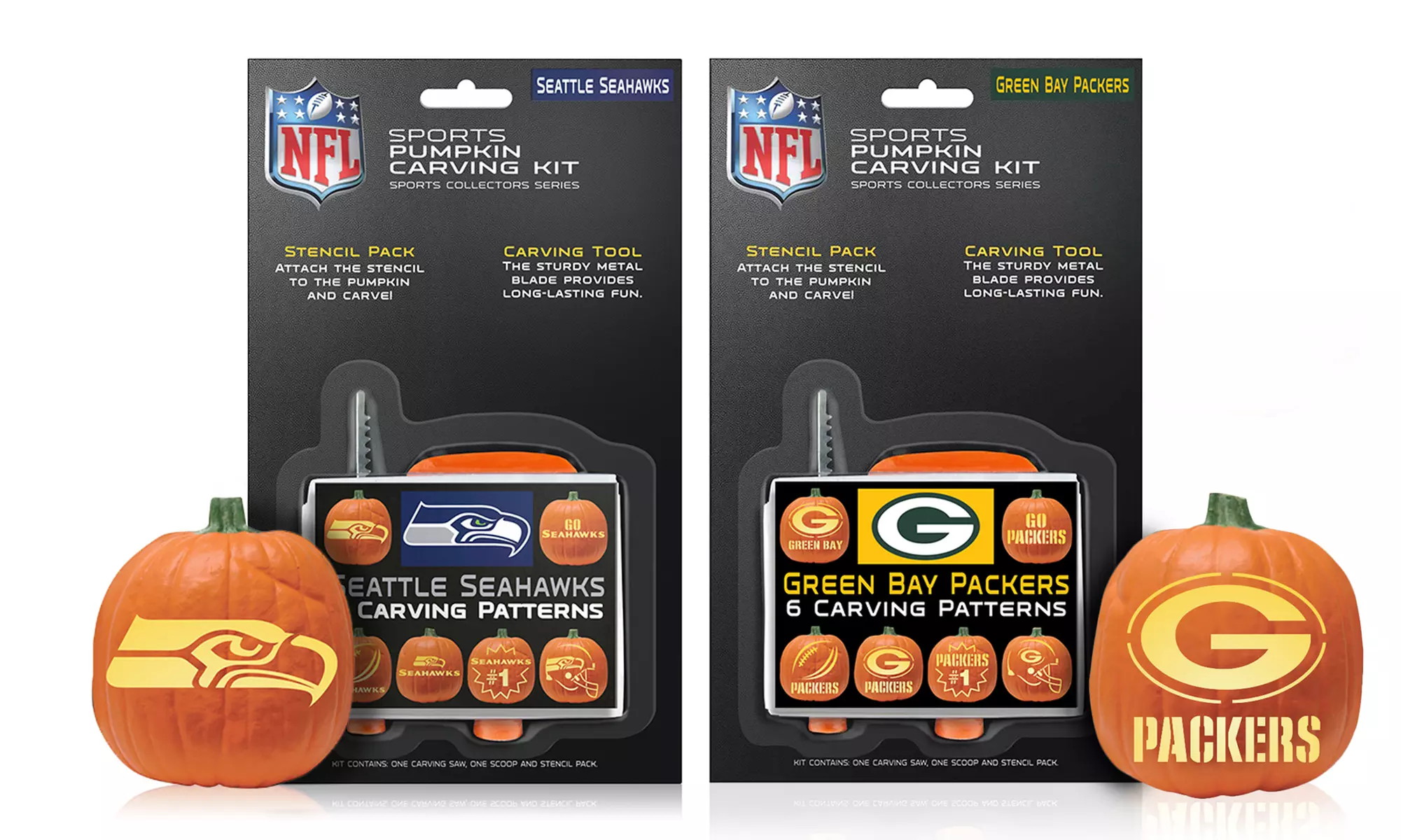 NFL Pumpkin-Carving Kit with 6 Patterns  - Primary Image
