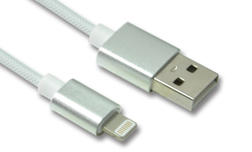 Image 3: Apachie Braided iPhone/iPad Cable