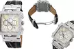 JBW Phantom Men's Diamond Square Fashion Watch - Second Medium