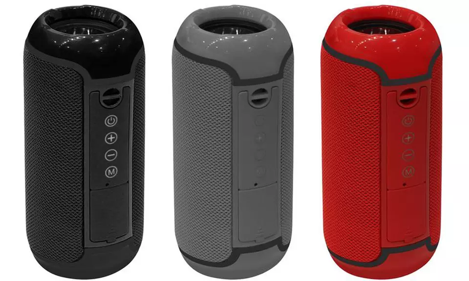 LifeWare Sonorous Grip Curved Portable Wireless Bluetooth Speaker with Wrist Strap - Primary Image