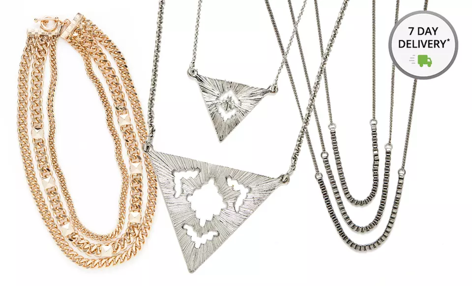 JewelMint Layered Jewelry. Multiple Styles Available from $13.99–$39.99. Free Returns. - Primary Image