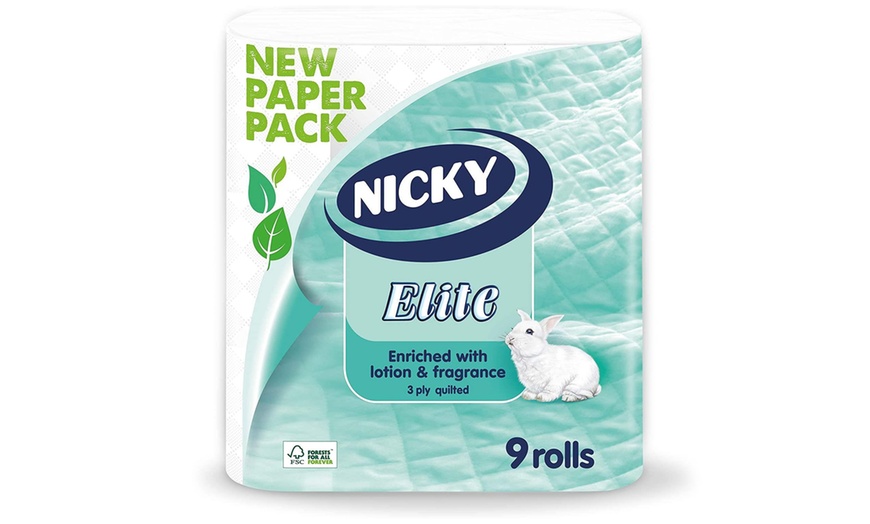 Image 2: 45 Rolls of Nicky Elite Three-Ply Toilet Tissue