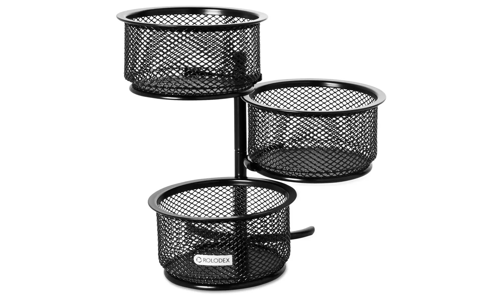 Rolodex 3-Tier Swivel Tower Paper Clip Holder - Second Medium