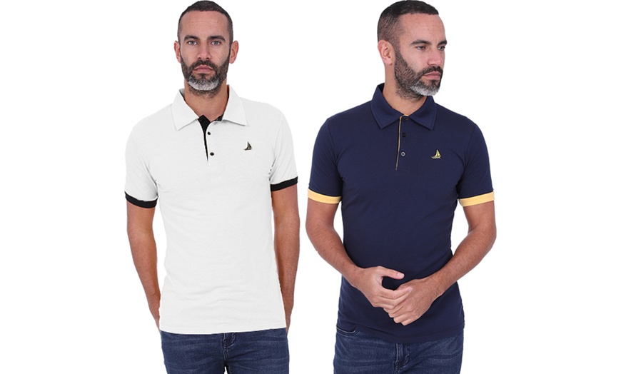 Image 8: 2 poloshirts voor heren van Blu Apparel