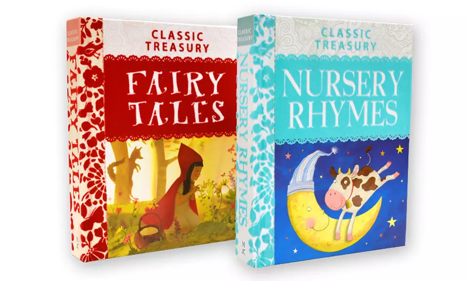 Classic Treasury Fairy Tales and Nursery Rhymes Book Bundle (2-Piece) - Primary Image