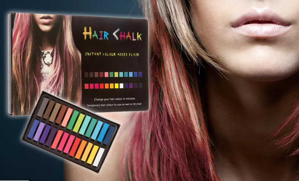 $10.99 for Smile Blendable Hair Chalk 24-Color Set ($29.95 List Price) - Primary Image