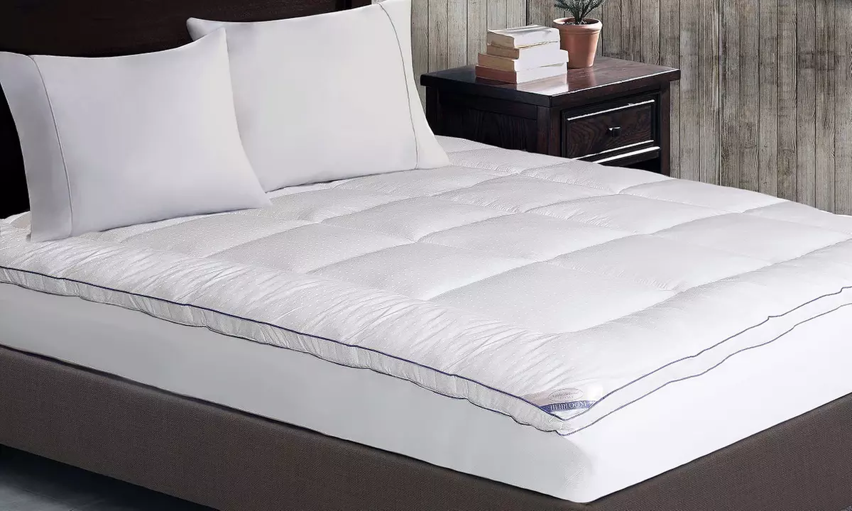 Kathy Ireland 1,000 Thread-Count Luxury Mattress Topper - Primary Image