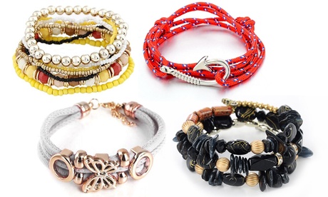 Bracciali realizzati con cristalli  Swarovski® disponibili in vari modelli