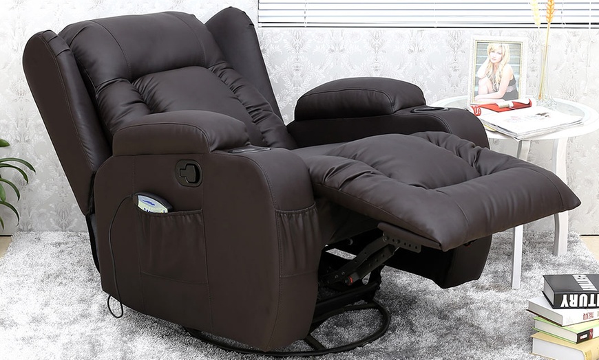 Image 5: 9-in-1 Massage Recliner Chair