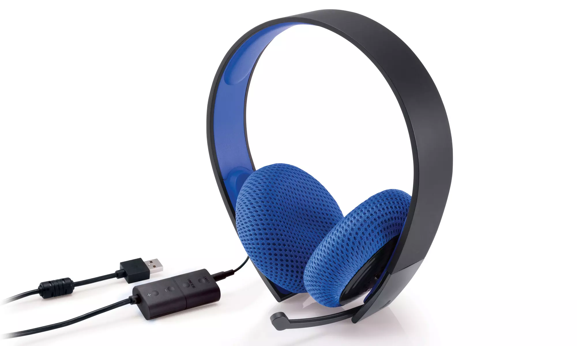Silver Wired Stereo Headset for PlayStation 3 and 4 and PS Vita - Primary Image