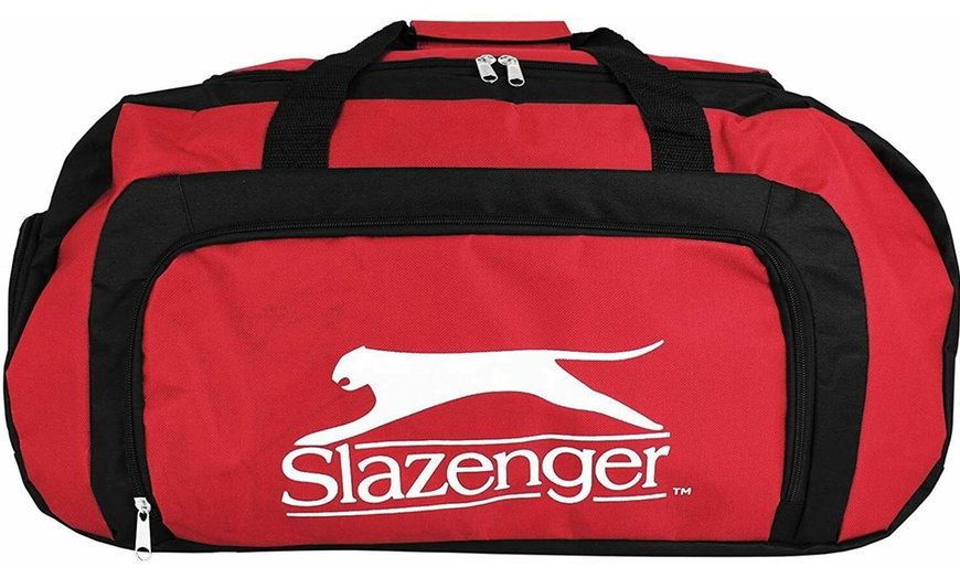 Image 2: Slazenger 55L Large Sports Gym Duffel Bag