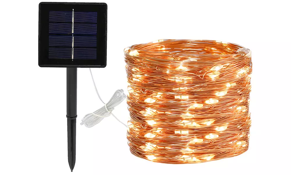 Solar-Lichterkette für den Garten