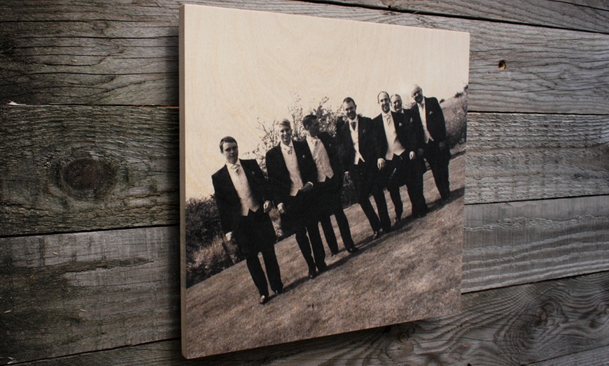 Image 9: Photo Print on Plywood Canvas