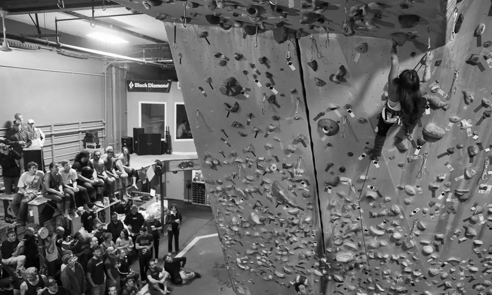 Rock-Climbing Package, One-Month Membership, or 10 Yoga Classes at Rocknasium (48% Off) - Primary Image