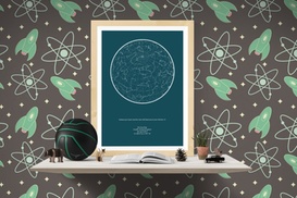 Personalised Night Sky Star Map