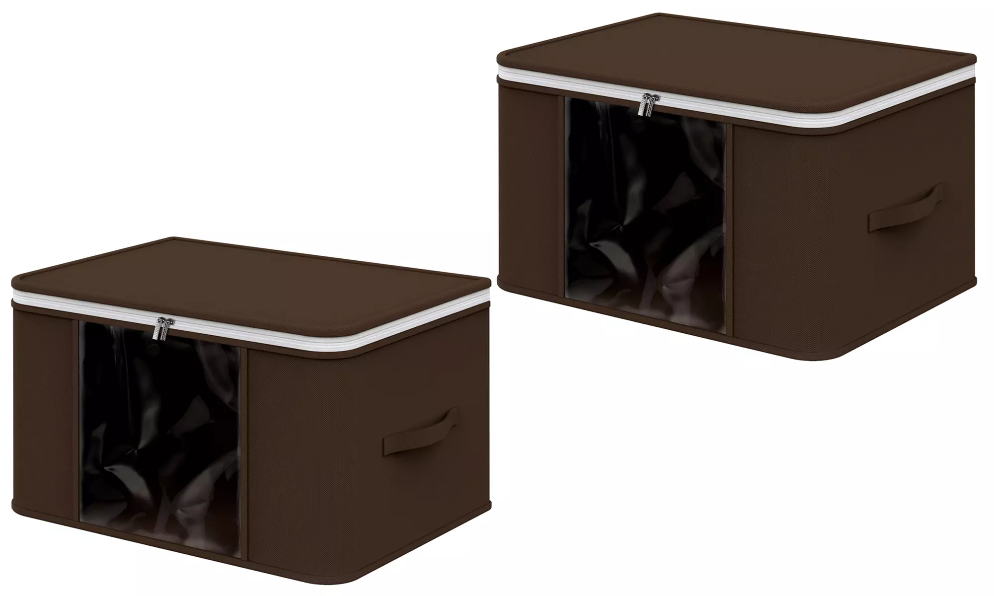 Vinsani Pack of Two Zipped Storage Bags