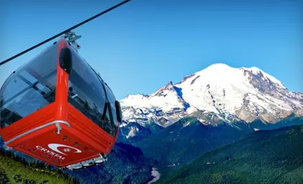 Mount Rainier Vista Tour with Gondola Ride for One, Two, or Four from Gray Line Of Seattle (Up to Half Off) - Primary Image
