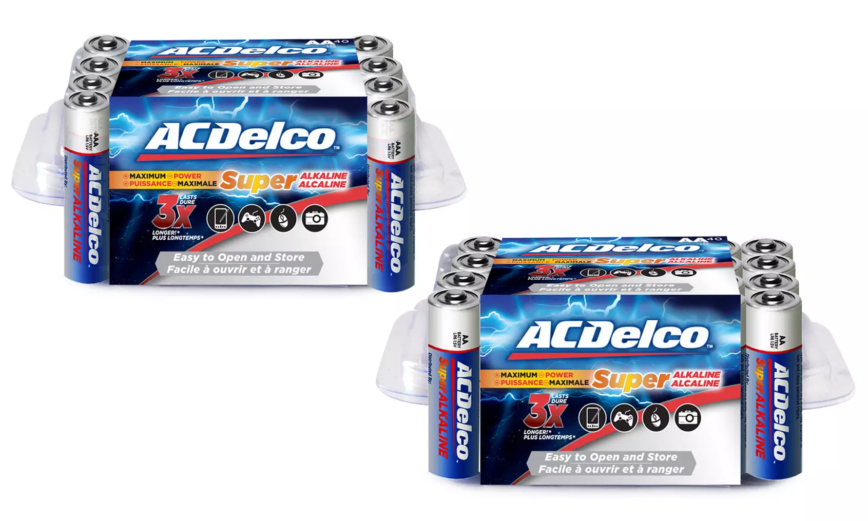 ACDelco Maximum Power Alkaline Batteries AA or AAA (24-Pack) - Primary Image
