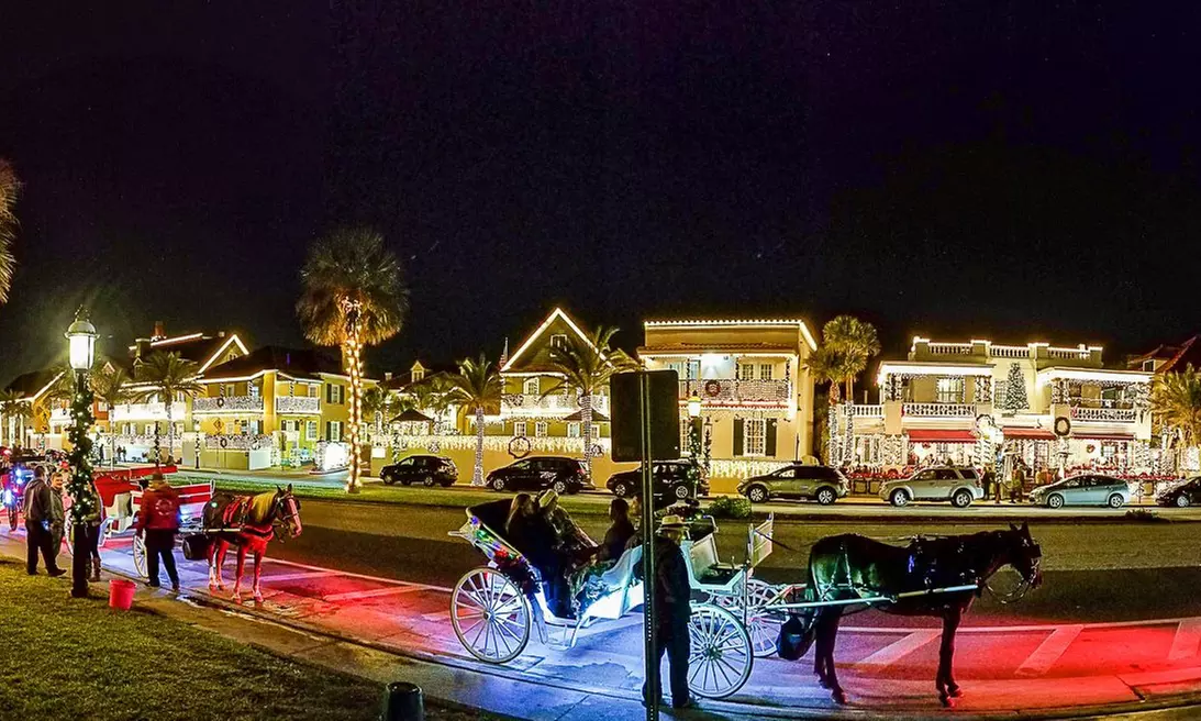 Nights of Lights Tour by Golf Cart Limo for One, Two, Four, or Six  (Up to 20% Off) - Second Medium