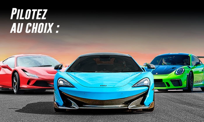 Vibrez au volant de votre bolide préféré : 2 tours de circuit