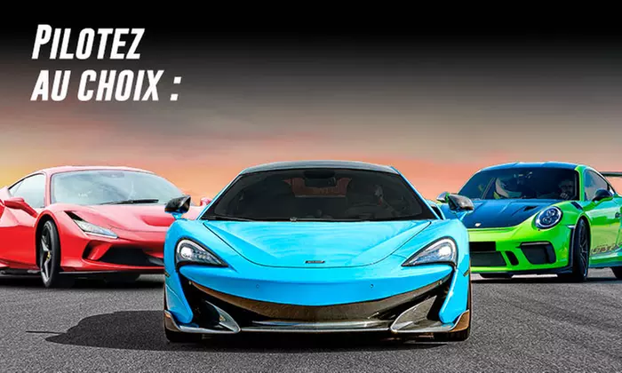 Vibrez au volant de votre bolide préféré : 2 tours de circuit