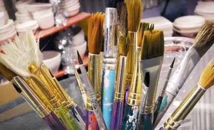 $15 for $30 Worth of Pottery Painting and Mosaic Making at Purple Glaze Studio - Primary Image