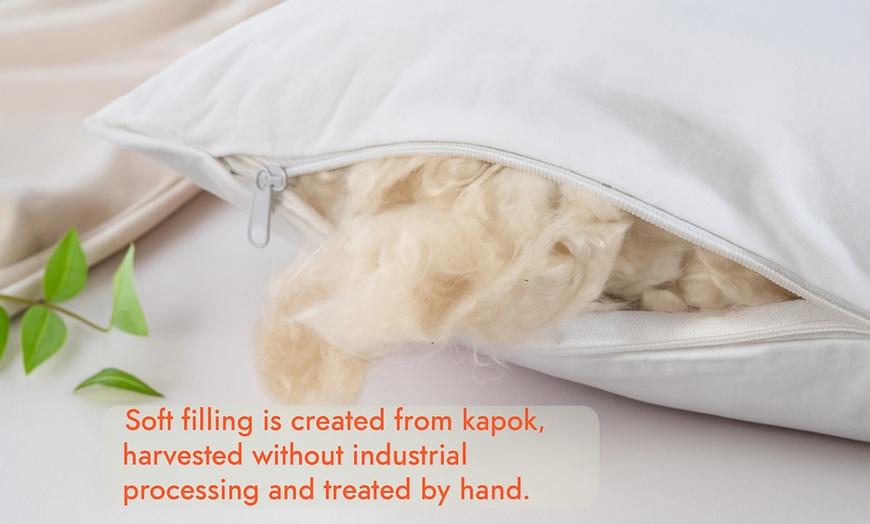 Image 3: Almohada 100 % kapok natural, orgánica. Sampur