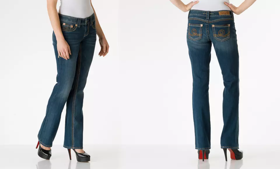 Seven7 Women's Bootcut Jeans. Assorted Styles and Colors. Free Returns. - Second Medium