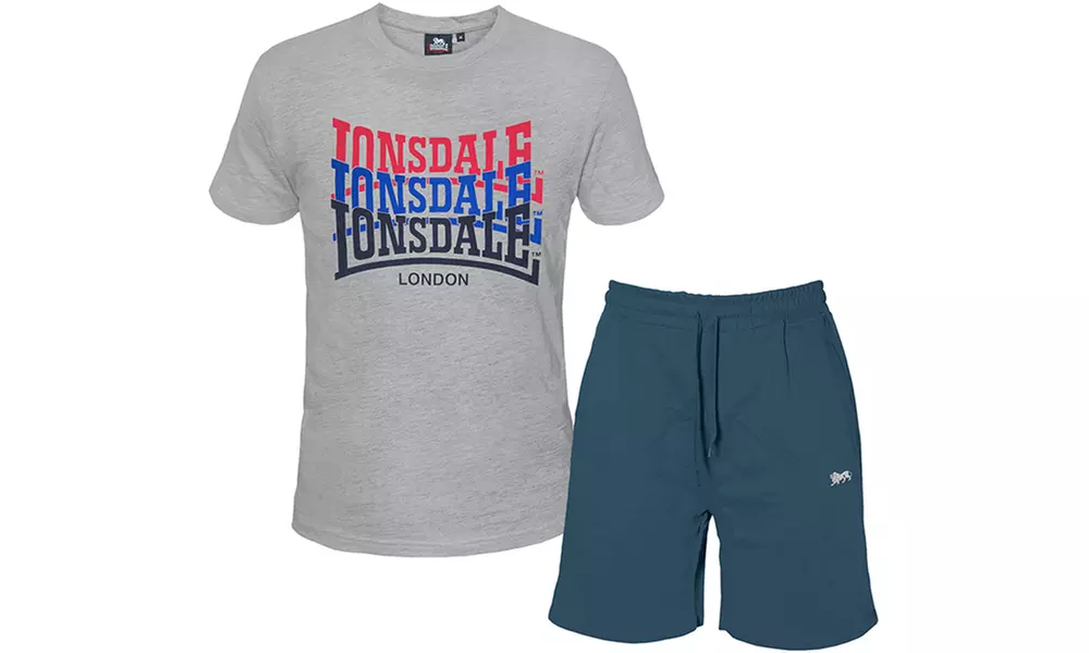 Completo uomo corto Lonsdale in cotone