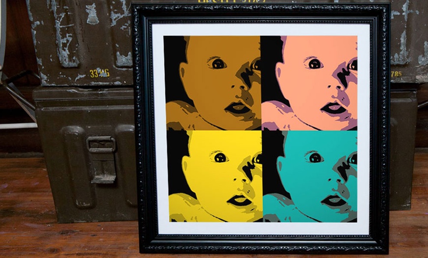 Image 3: Personalised Pop Art Canvas Print