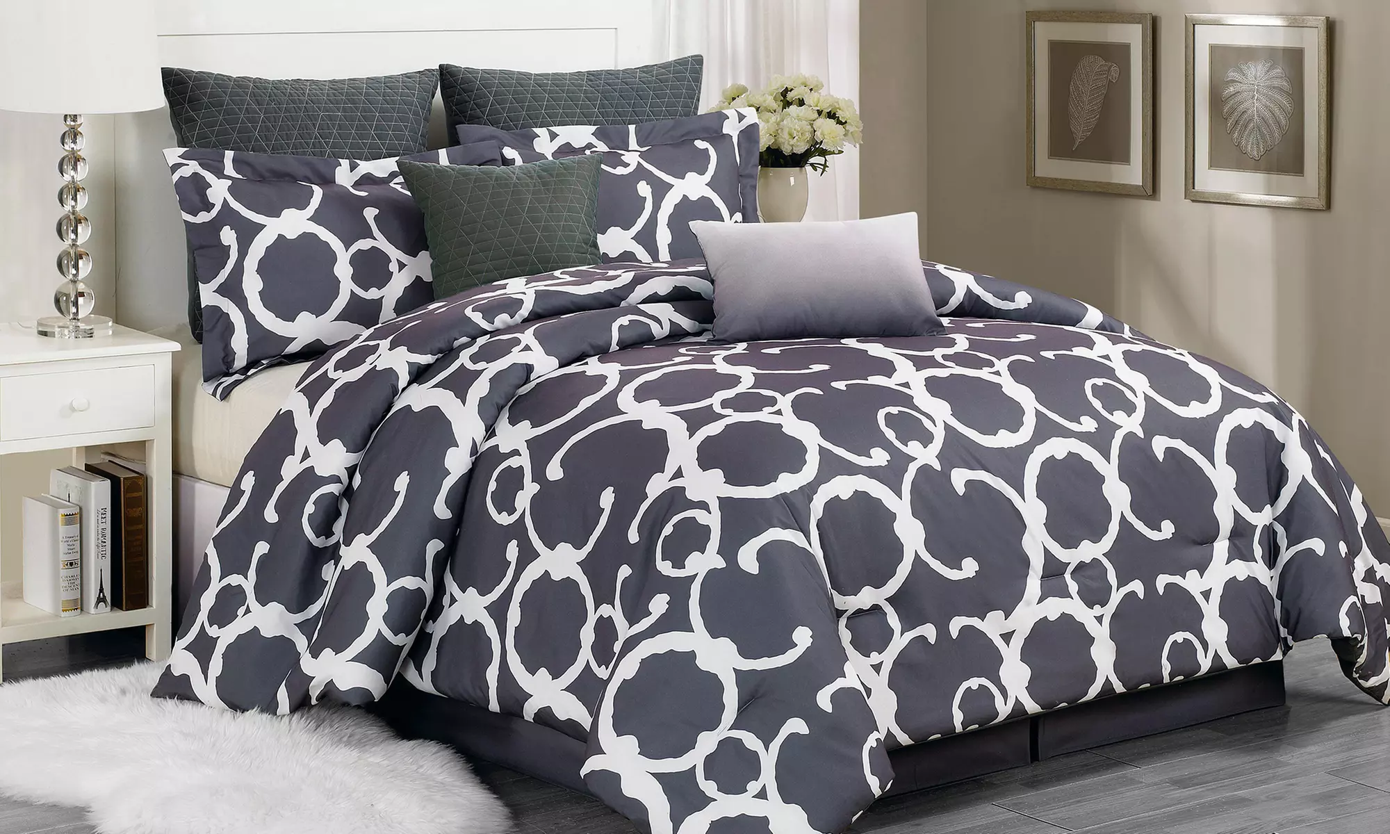 Rhys 7-Piece Oversized and Overfilled Comforter Set - Second Medium