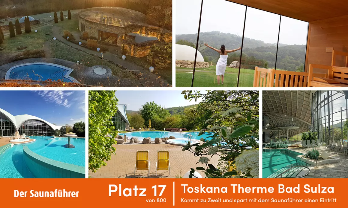2:1 Gutschein für die Toskana Therme Bad Sulza (bis 50% sparen) - Primary Image