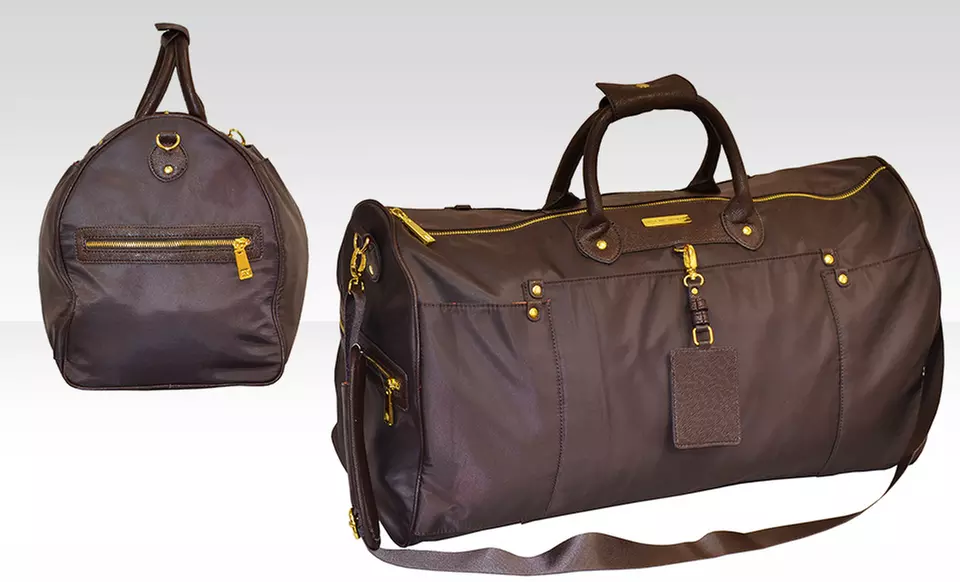 Adrienne Vittadini Black Label Weekender Duffle Bag. Free Returns. - Primary Image