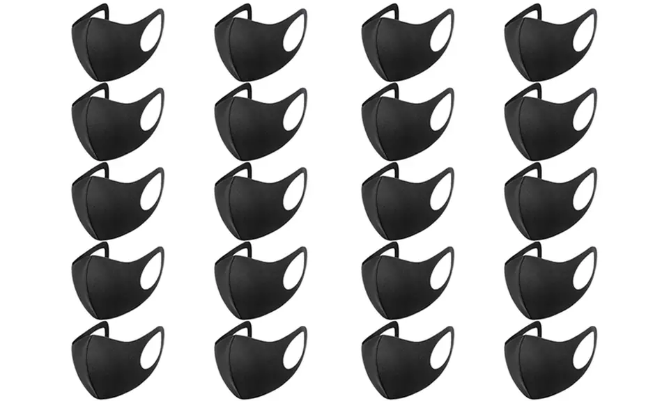 Lot de 5, 10 ou 20 masques en polyuréthane - Second Medium