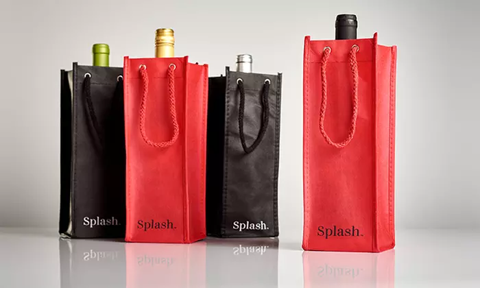 Two, Six, or 12 Packs of Wine Carrying Gift Bags from Splash Wines (Up to 76% Off) - Primary Image