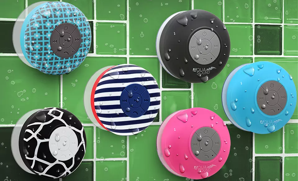 Aduro AQUA Sound Bluetooth Shower Speaker with Mic and Controls  - Primary Image